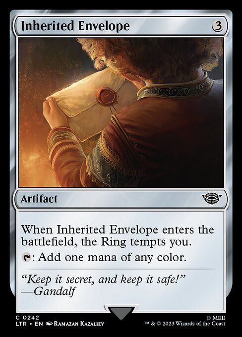 Inherited Envelope (242) - The Lord of the Rings: Tales of Middle-earth - Game On