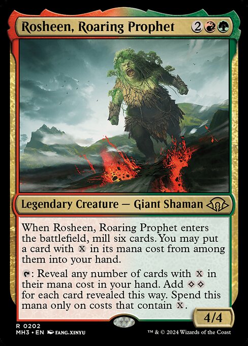 Rosheen, Roaring Prophet (202) (Foil) - Modern Horizons 3 - Game On