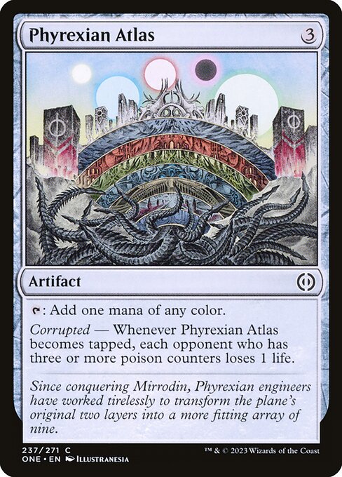 Phyrexian Atlas (237) - Phyrexia: All Will Be One - Game On