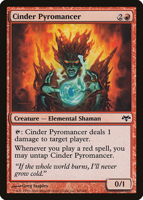 Cinder Pyromancer (50) - Eventide - Game On