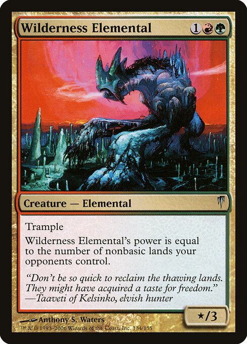 Wilderness Elemental (134) - Coldsnap - Game On