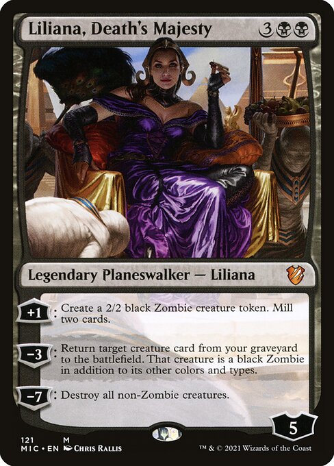 Liliana, Death's Majesty (121) - Midnight Hunt Commander - Game On