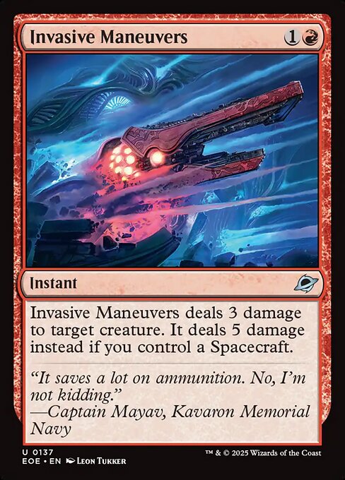 Invasive Maneuvers (137) - Edge of Eternities - Game On