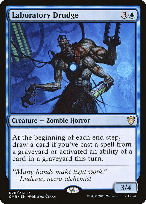 Laboratory Drudge (78) (Foil) - Commander Legends - Game On