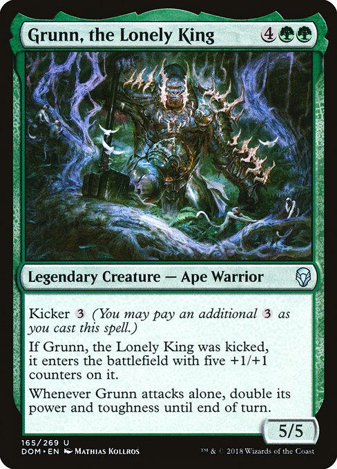 Grunn, the Lonely King (165) (Foil) - Dominaria - Game On