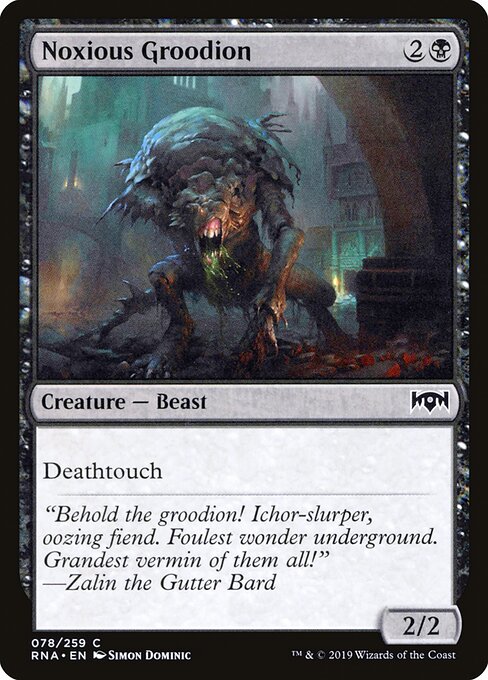 Noxious Groodion (78) (Foil) - Ravnica Allegiance - Game On