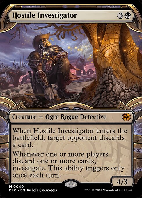 Hostile Investigator (40) - SHOWCASE (Foil) - The Big Score - Game On