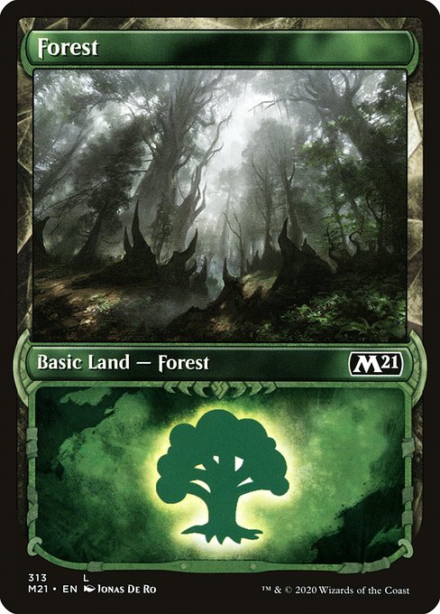 Forest (313) - SHOWCASE - Core Set 2021 - Game On
