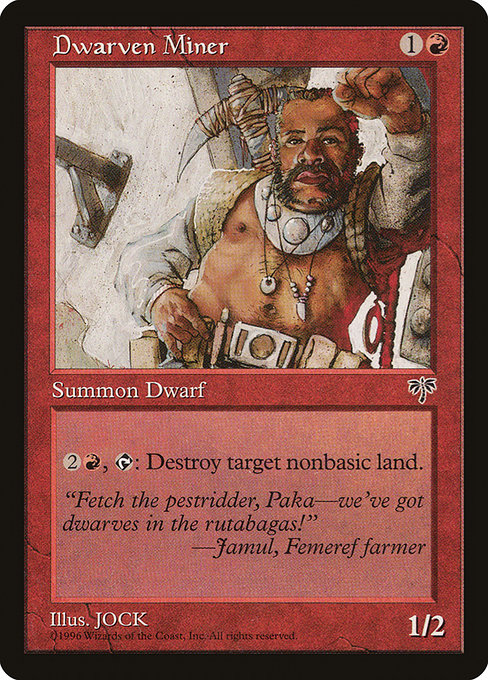 Dwarven Miner (169) - Mirage - Game On