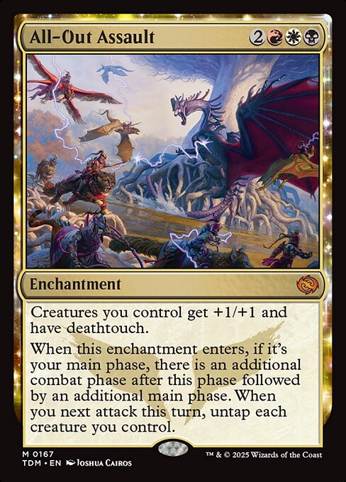 All-Out Assault (167) (Foil) - Tarkir: Dragonstorm - Game On