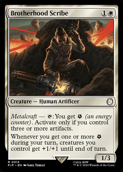 Brotherhood Scribe (13) (Foil) - Fallout - Game On