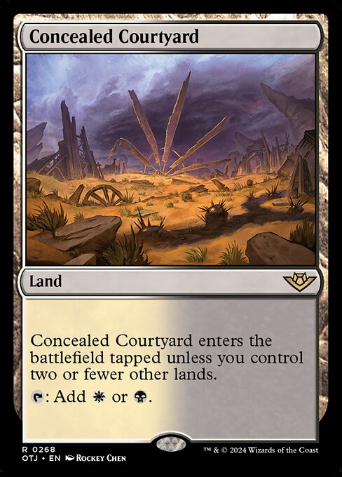Concealed Courtyard (268) - Outlaws of Thunder Junction - Game On