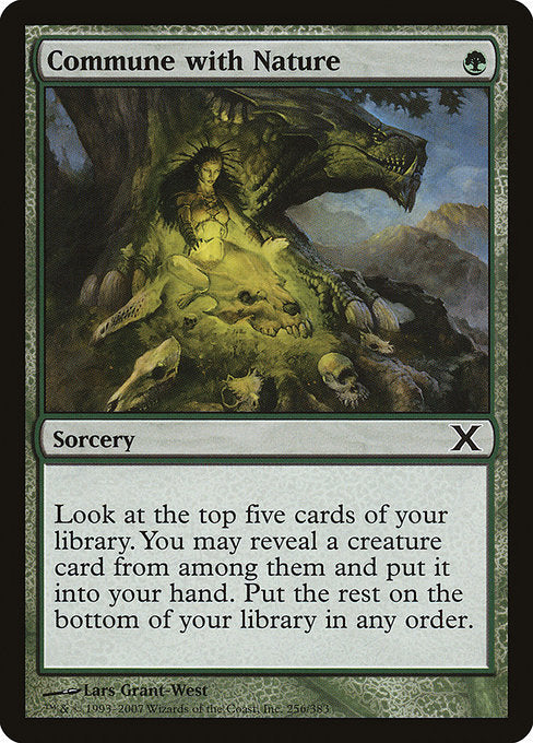 Commune with Nature (256) (Foil) - Tenth Edition - Game On