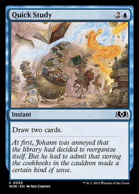 Quick Study (65) (Foil) - Wilds of Eldraine - Game On