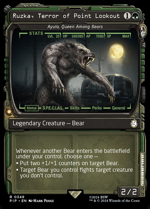 Ayula, Queen Among Bears (348) - SHOWCASE (Foil) - Fallout - Game On
