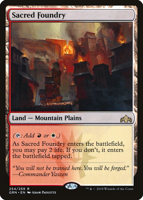 Sacred Foundry (254) - Guilds of Ravnica - Game On