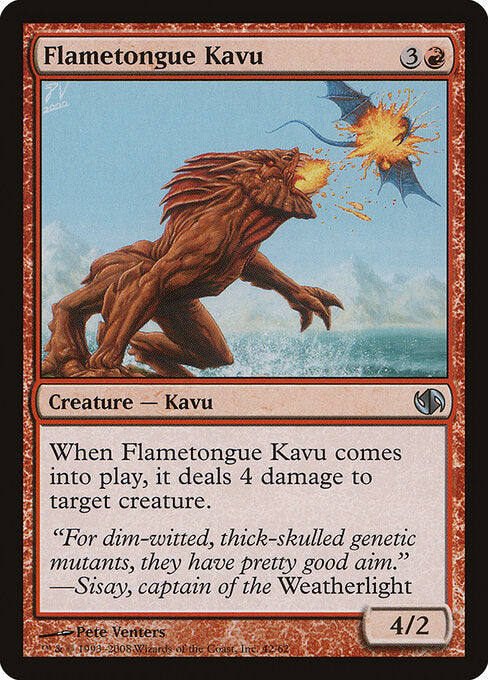 Flametongue Kavu (42) - Duel Decks: Jace vs. Chandra - Game On
