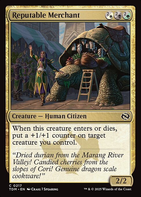 Reputable Merchant (217) (Foil) - Tarkir: Dragonstorm - Game On