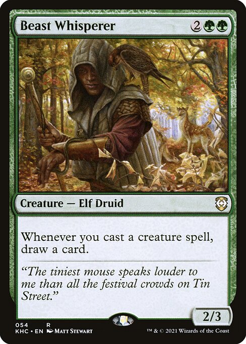 Beast Whisperer (54) - Kaldheim Commander - Game On