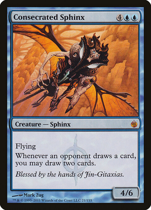 Consecrated Sphinx (21) - Mirrodin Besieged - Game On