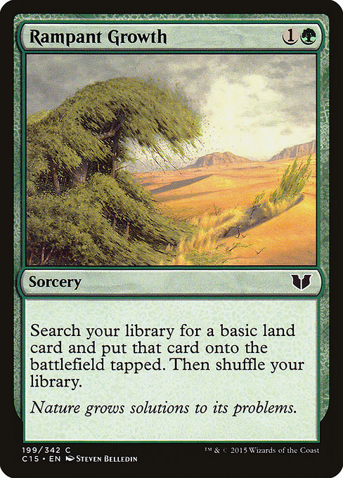 Rampant Growth (199) - Commander 2015 - Game On