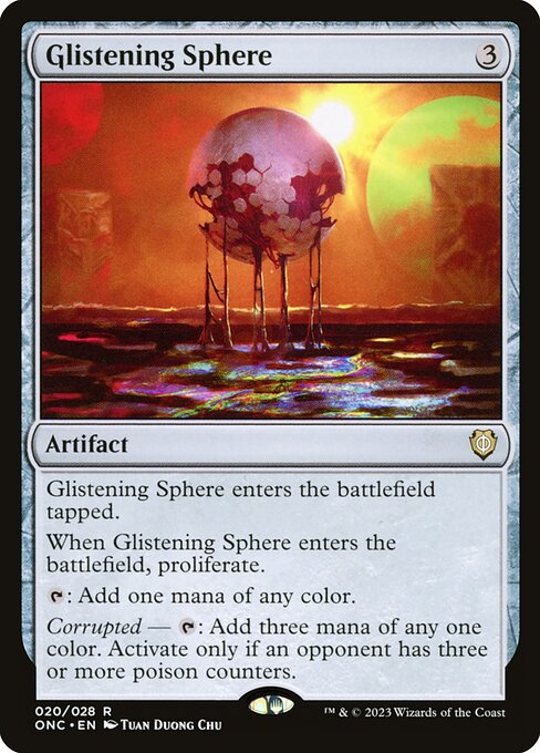 Glistening Sphere (20) - Phyrexia: All Will Be One Commander - Game On