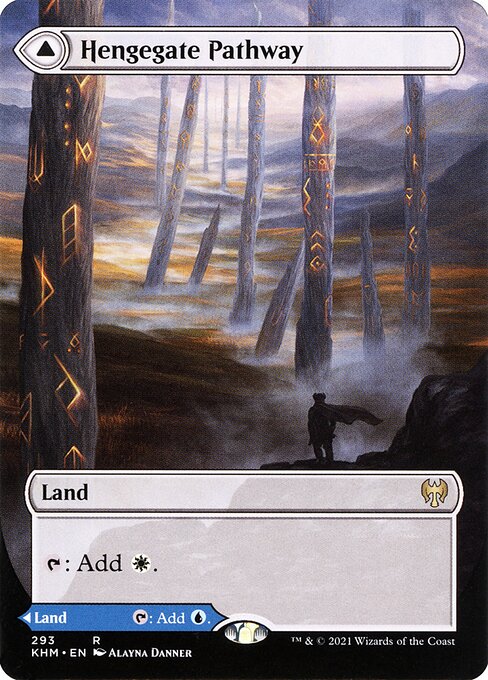 Hengegate Pathway // Mistgate Pathway (293) - BORDERLESS - FULL ART - Kaldheim - Game On