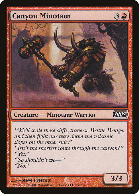 Canyon Minotaur (130) - Magic 2010 - Game On
