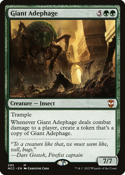 Giant Adephage (293) - New Capenna Commander - Game On
