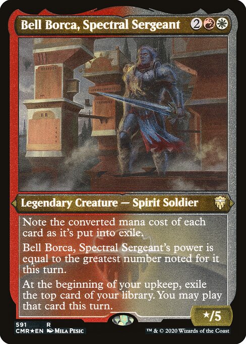 Bell Borca, Spectral Sergeant (591) (Etched) - Commander Legends - Game On
