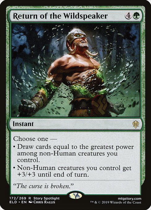 Return of the Wildspeaker (172) (Foil) - Throne of Eldraine - Game On