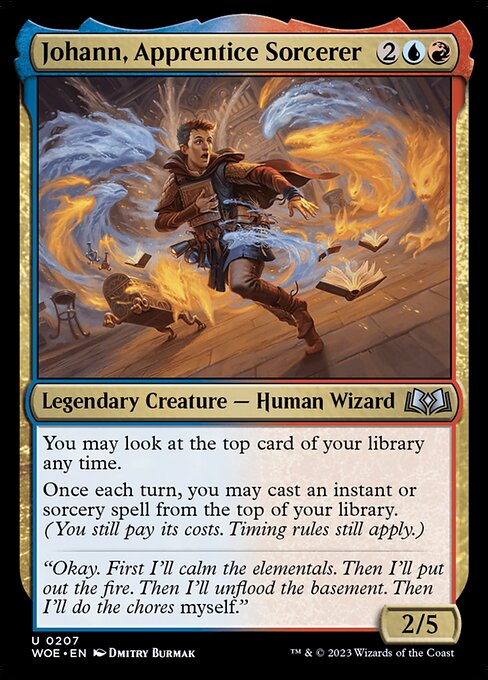 Johann, Apprentice Sorcerer (207) - Wilds of Eldraine - Game On