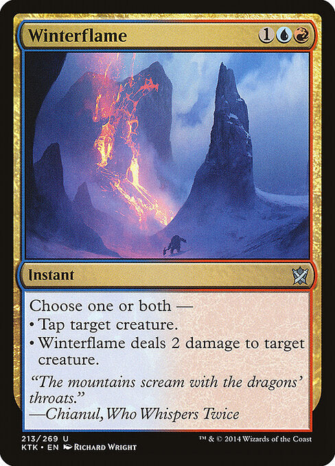 Winterflame (213) (Foil) - Khans of Tarkir - Game On