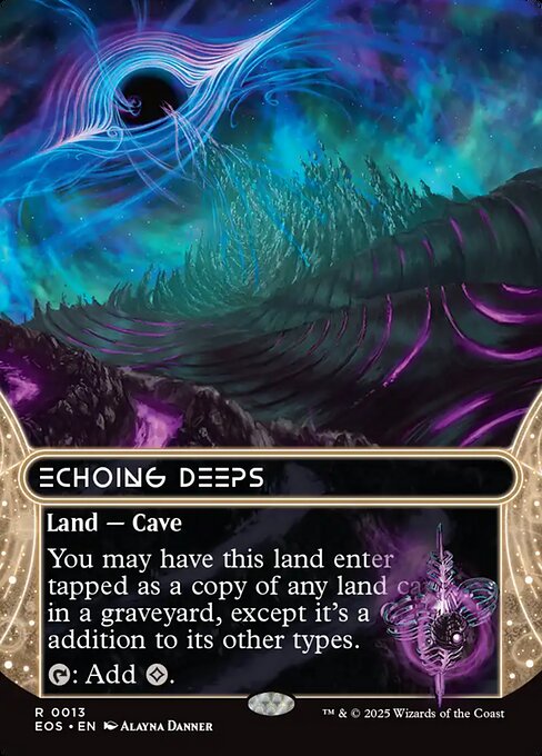 Echoing Deeps (13) - BORDERLESS - FULL ART - Edge of Eternities: Stellar Sights - Game On