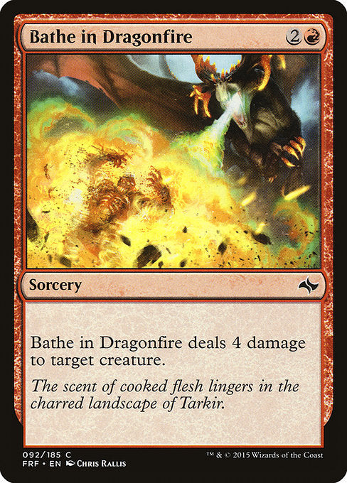 Bathe in Dragonfire (92) (Foil) - Fate Reforged - Game On