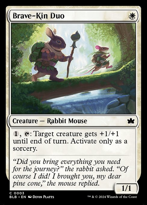 Brave-Kin Duo (3) (Foil) - Bloomburrow - Game On