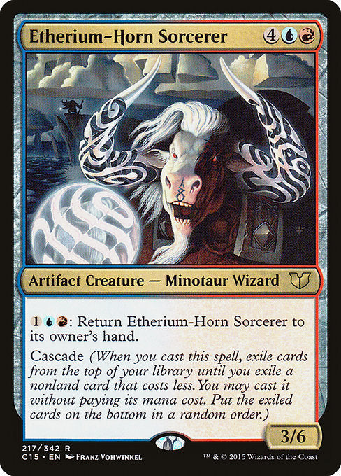 Etherium-Horn Sorcerer (217) - Commander 2015 - Game On
