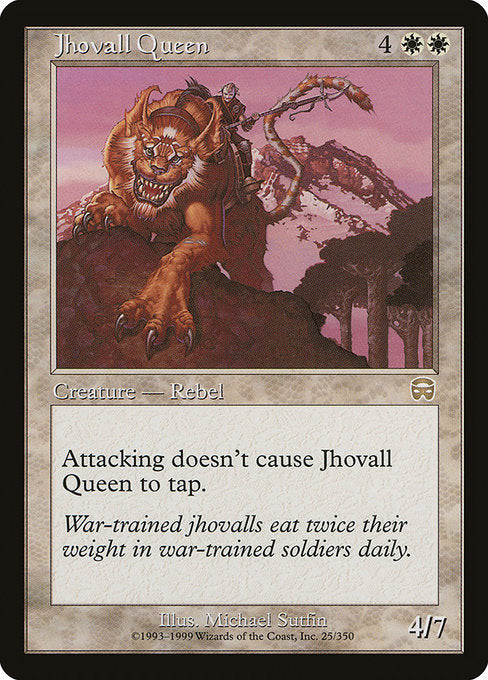 Jhovall Queen (25) (Foil) - Mercadian Masques - Game On