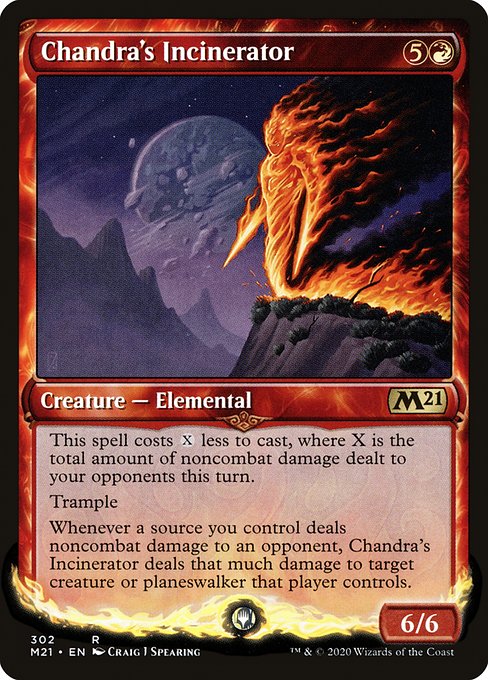 Chandra's Incinerator (302) - SHOWCASE - Core Set 2021 - Game On