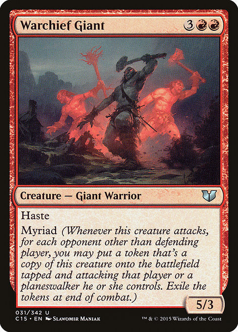 Warchief Giant (31) - Commander 2015 - Game On