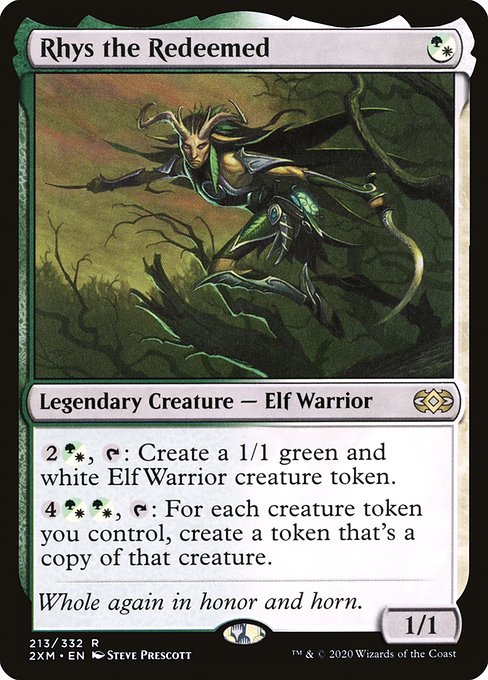 Rhys the Redeemed (213) (Foil) - Double Masters - Game On
