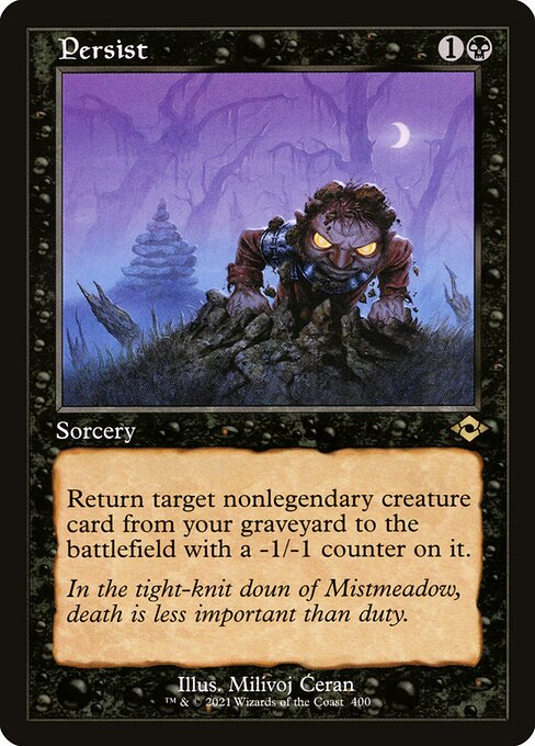 Persist (400) - Modern Horizons 2 - Game On