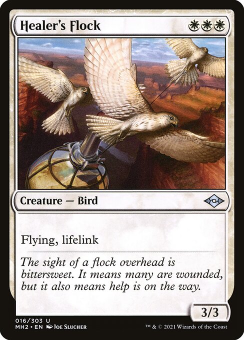 Healer's Flock (16) (Foil) - Modern Horizons 2 - Game On