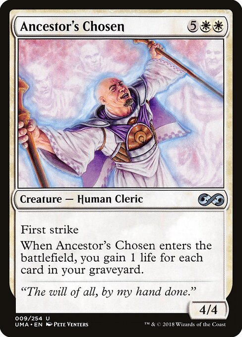 Ancestor's Chosen (9) (Foil) - Ultimate Masters - Game On