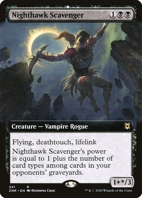 Nighthawk Scavenger (341) - EXTENDED ART - Zendikar Rising - Game On