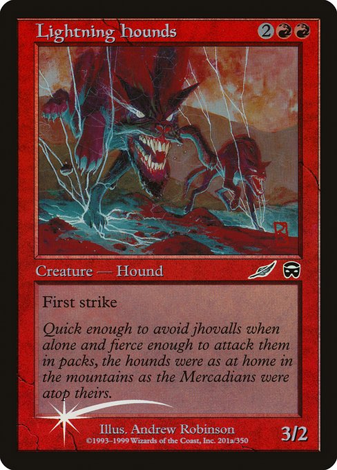 Lightning Hounds (2000-1) (Foil) - Media and Collaboration Promos - Game On