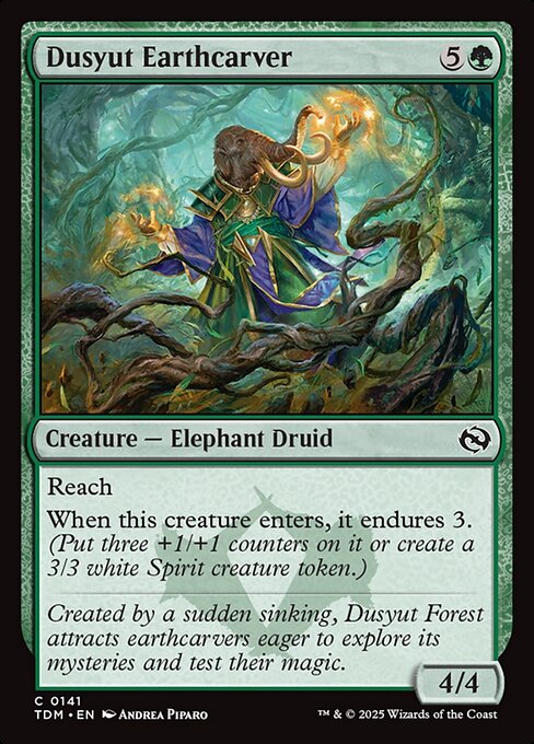 Dusyut Earthcarver (141) (Foil) - Tarkir: Dragonstorm - Game On