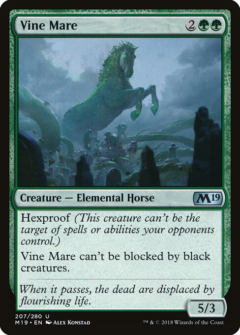 Vine Mare (207) (Foil) - Core Set 2019 - Game On