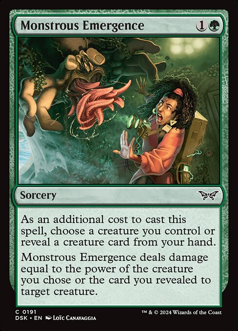 Monstrous Emergence (191) (Foil) - Duskmourn: House of Horror - Game On