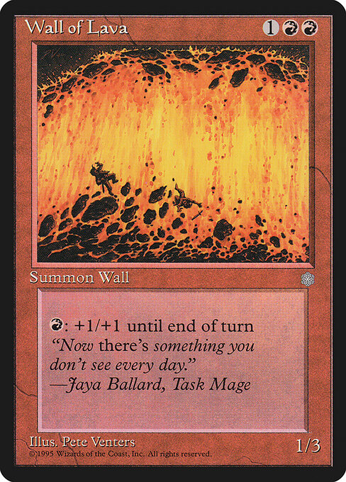 Wall of Lava (223) - Ice Age - Game On